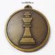 مدال آویز ورزشی - برنز - شطرنج - استان کرمان - محمد رضا شاه