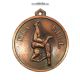 مدال آویز ورزشی - برنز - کشتی نوجوانان - محمد رضا شاه
