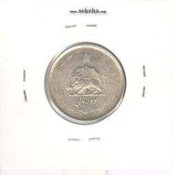 سکه 2 ریال 1325 - 5 تاریخ ضخیم بالا - محمد رضا شاه