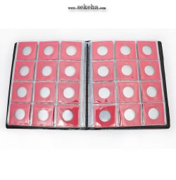 آلبوم سکه با گنجایش 120 سکه با کاور ساده