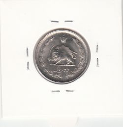 سکه 2 ریال دو تاج 1344 بانکی- محمدرضا شاه