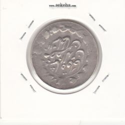 سکه 2000 دینار 13108/7 - سورشارژ تاریخ - مظفرالدین شاه