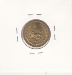 سکه 10 دینار برنز 1317 -بانکی- رضا شاه