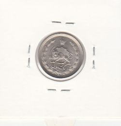 سکه 1 ریال دو تاج 1351 - محمدرضا شاه