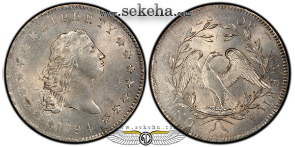سکه یک دلاری آمریکا 1794 بسیار نایاب