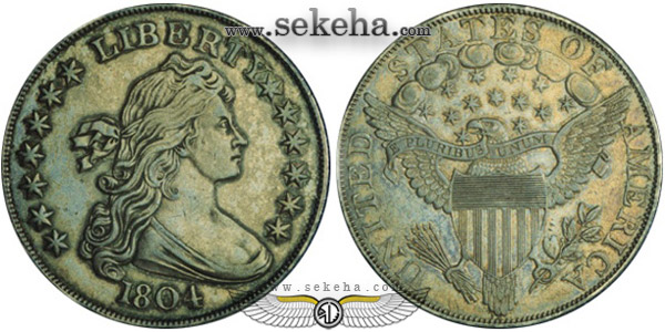 سکه یک دلار نقره 1804