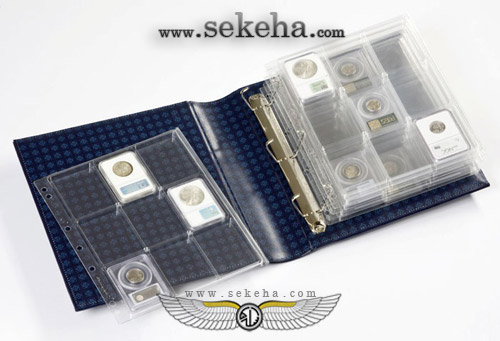 یک نوع آلبوم حرفه ای برای سکه های پلمپ شده یک نوع آلبوم حرفه ای برای سکه های پلمپ شده