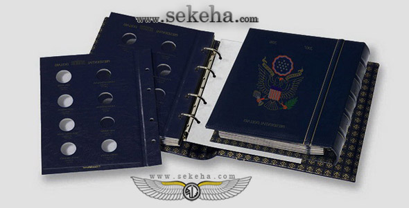 آلبوم حرفه ای مخصوص جمع آوری یک نوع سکه آلبوم حرفه ای مخصوص جمع آوری یک نوع سکه