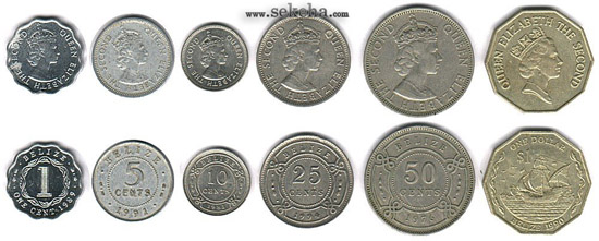 سکه های رایج کشور بلیز