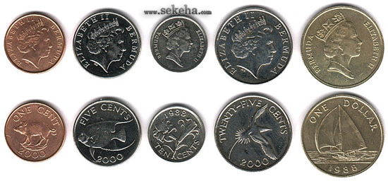 سکه های رایج کشور برمودا