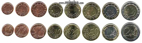 سکه های رایج کشور بلژیک